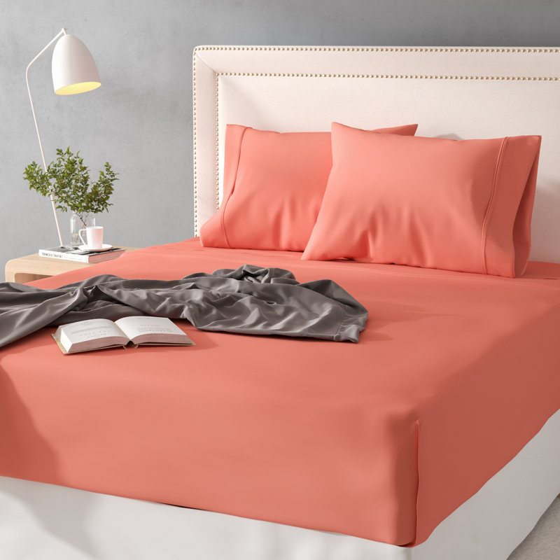 EGYPTIAN COTTON 200 Thread Count Fitted EGYPTIAN COTTON PAIR OF PILLOWCASES 200